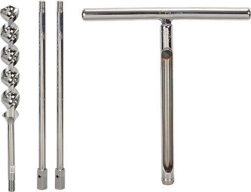 Juego de tubos de barrena para muestreo de suelo