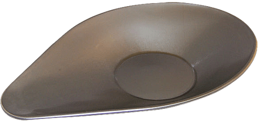 [H-4617] Cuchara grande de fondo plano, acero inoxidable