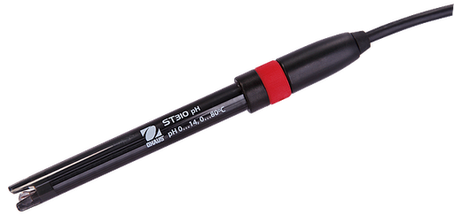 [HO-4963] PH meter, electrode, BNC cinch, pH/Temp, refillable