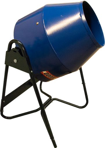 [H-3859] Mezclador utilitario con capacidad de 5,5 pies cubicos. Pie. Tambor de acero, motor de 1/2 HP