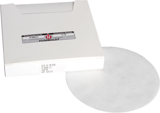 [H-3630.21] Papel de filtro, 15 cm, 100 unidades