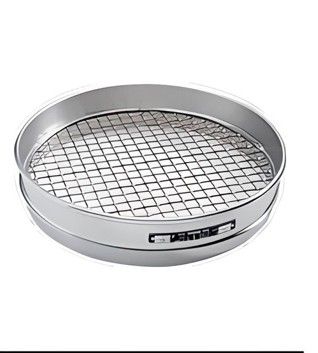 Tamiz, 12'' de diámetro, malla de 3/4'' (19,0 mm), altura media, marco y malla de acero inoxidable