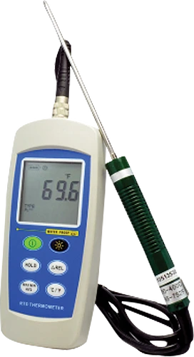 [HT-4511] Termometro, Pt100 platino, sonda doble, -100/300C y f x 0,1C y f