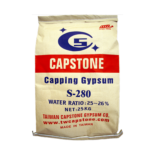 [S-280] 280kgf/cm2 o 4000psi, 30min,25-26% ratio agua/yeso (25 kg) (yeso para refrentar)